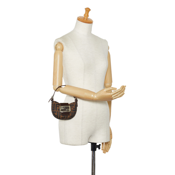 FENDI Mini Zucca Croissant Baguette - Picture 8 of 8